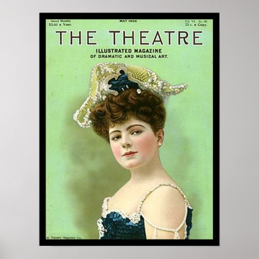 KRW  theater 1906 Hoesje afdrukken Poster (Voorkant)