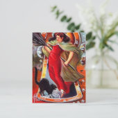 KRW  Tricky Witch Halloween Briefkaart (Staand voorkant)