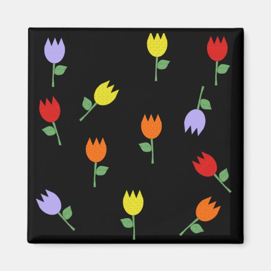 KRW Tulpenmagneet Magneet (Voorkant)