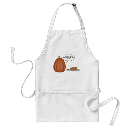 KRW uit je Gourd Funny Apron Standaard Schort (Voorkant)