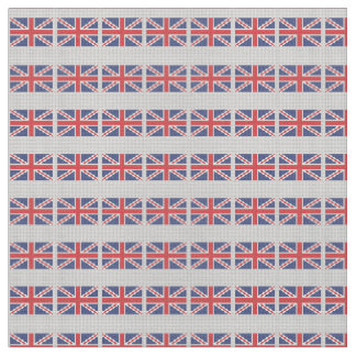 KRW Union Jack British Flag Print Fabric Stof