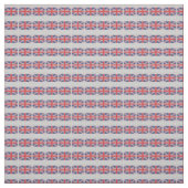 KRW Union Jack British Flag Print Fabric Stof (Swatch)