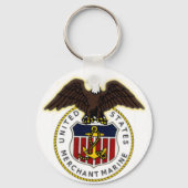 KRW US Merchant Marine Seal Sleutelhanger (Voorkant)