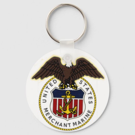 KRW US Merchant Marine Seal Sleutelhanger (Voorkant)