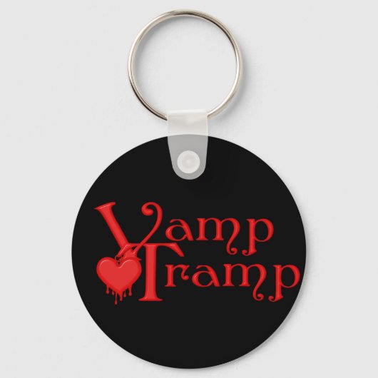 KRW Vamp Tramp Blood Driving Heart Sleutelhanger (Voorkant)
