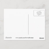 KRW Vintage Halloween Briefkaart (Achterkant)