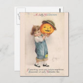 KRW Vintage Halloween Briefkaart (Voorkant / Achterkant)