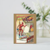 KRW Vintage Halloween Briefkaart (Staand voorkant)