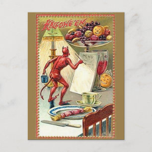 KRW Vintage Halloween Briefkaart