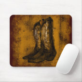 KRW Westerne Draag Cowboy Boots Muismat (Met muis)