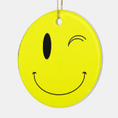 KRW Winking Smile Face Ornament (Links)