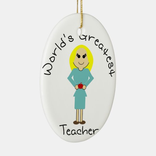 KRW World's Greatest Teacher Ornament (Rechts)