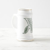 KRW - X - Celtic Monogrammed Stein Bierpul (Voorkant links)