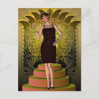 KRW zet de Ritz Deco Flapper II aan Briefkaart