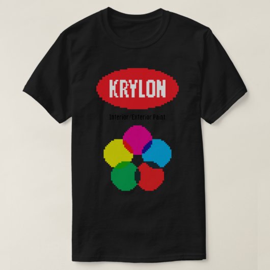 Krylon Spray Paint 8-Bit Essential T-Shirt (Design voorkant)