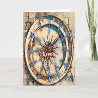 Kryon Times Folded Holiday Card Feestdagen Kaart