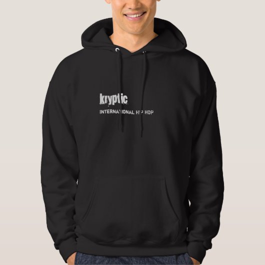Kryptic, International HIP HOP Hoodie (Voorkant)