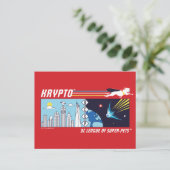 Krypto Buitenruimte naar Metropolis Briefkaart (Staand voorkant)
