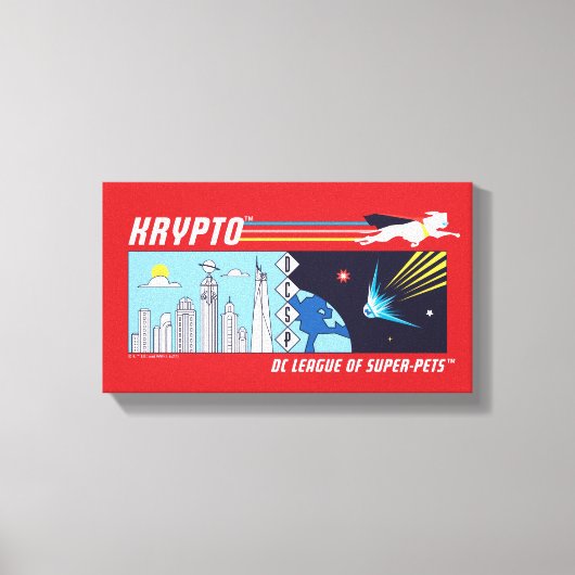 Krypto Buitenruimte naar Metropolis Canvas Afdruk (Voorkant)