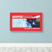 Krypto Buitenruimte naar Metropolis Canvas Afdruk (Insitu (Houten vloer))