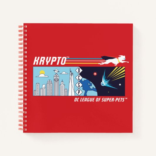 Krypto Buitenruimte naar Metropolis Notitieboek (Voorkant)