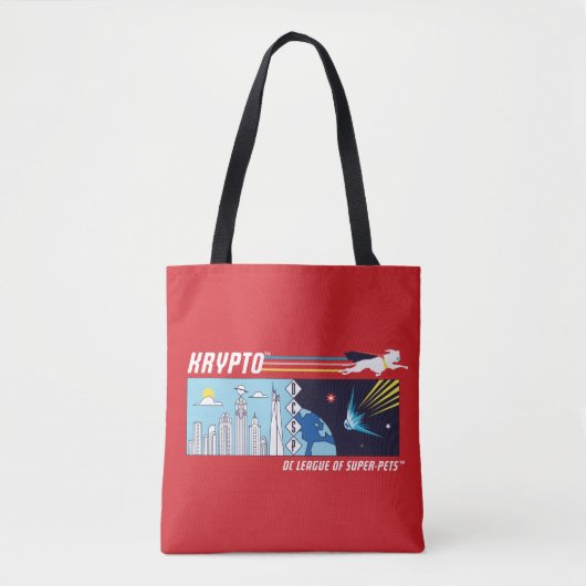 Krypto Buitenruimte naar Metropolis Tote Bag (Voorkant)