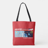 Krypto Buitenruimte naar Metropolis Tote Bag (Achterkant)