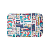 Krypto Comic Panel Pattern Badmat (Voorkant)