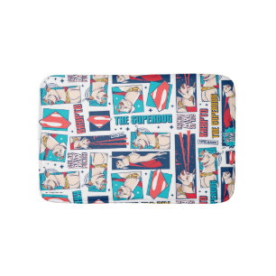 Krypto Comic Panel Pattern Badmat