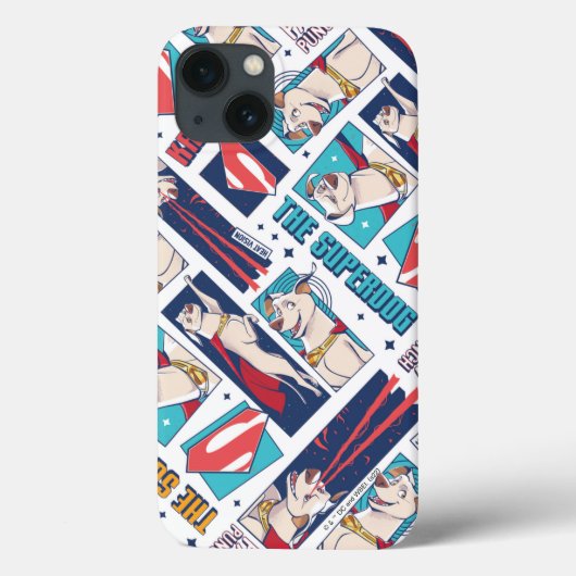Krypto Comic Panel Pattern Case-Mate iPhone Case (Achterkant)