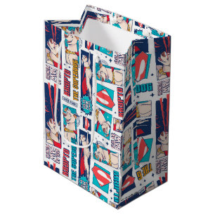 Krypto Comic Panel Pattern Medium Cadeauzakje