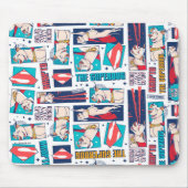 Krypto Comic Panel Pattern Muismat (Voorkant)