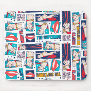 Krypto Comic Panel Pattern Muismat