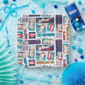 Krypto Comic Panel Pattern Papieren Bordje (Feest)