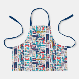 Krypto Comic Panel Pattern Schort