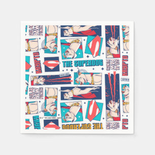 Krypto Comic Panel Pattern Servet