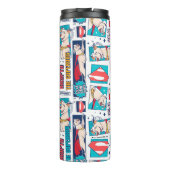 Krypto Comic Panel Pattern Thermosbeker (Achterkant)