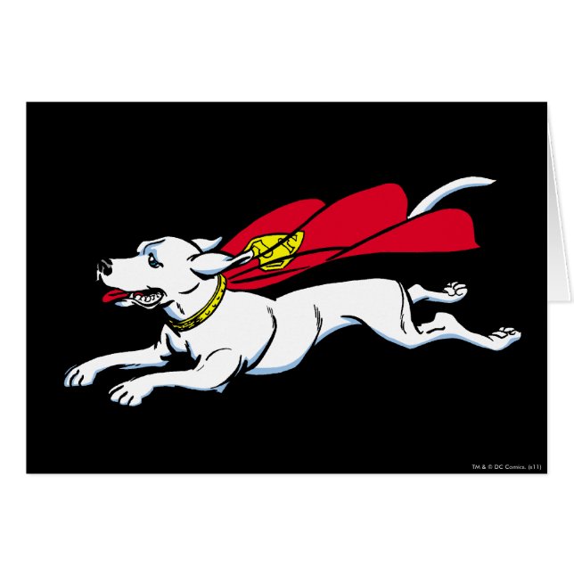 Krypto de hond (Voorkant Horizontaal)
