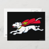 Krypto de hond briefkaart (Voorkant / Achterkant)