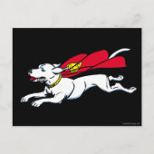 Krypto de hond briefkaart (Voorkant)