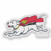 Krypto de hond sticker (Voorkant)