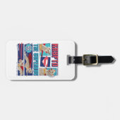 Krypto de Super-Dog Comic Panels Bagagelabel (Voorkant horizontaal)