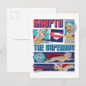 Krypto de Super-Dog Comic Panels Briefkaart (Voorkant / Achterkant)