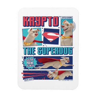 Krypto de Super-Dog Comic Panels Magneet