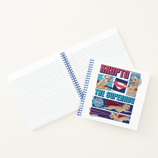 Krypto de Super-Dog Comic Panels Notitieboek (Binnen)