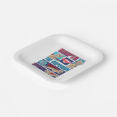 Krypto de Super-Dog Comic Panels Papieren Bordje (Gebogen)