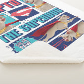 Krypto de Super-Dog Comic Panels Sherpa Deken (3/4)