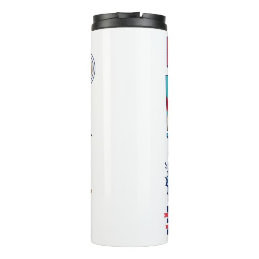 Krypto de Super-Dog Comic Panels Thermosbeker (Achterkant)