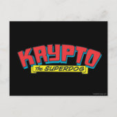 Krypto de superhond briefkaart (Voorkant)