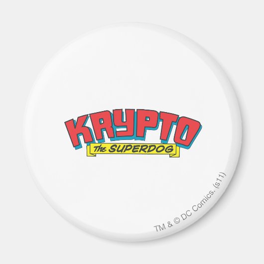 Krypto de superhond magneet (Voorkant)